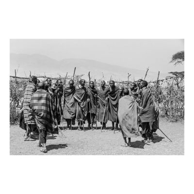 Traditioneller Tanz und Gesang der Masai