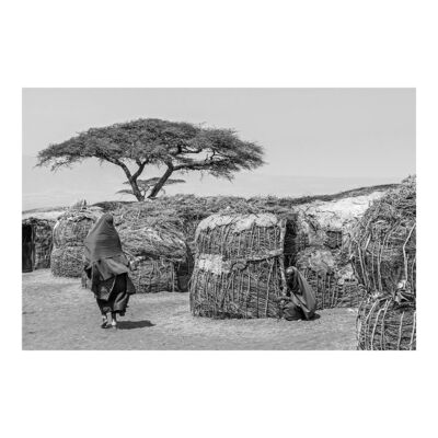 Masaidorf im Norden Tansanias